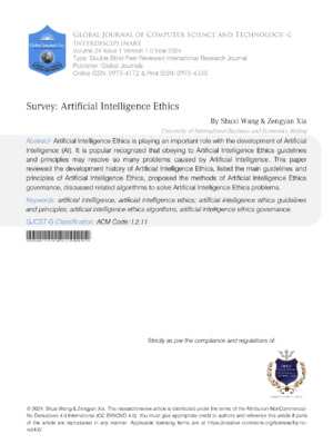 AI Ethics, artificial intelligence, research, academic journal, ethical implications, technology studies.