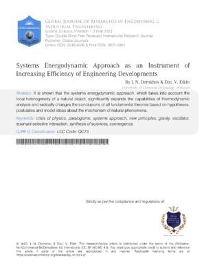 Alt text: Academic research on energy system approaches for advancing development growth.