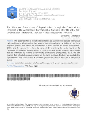Detailed analysis of self-determination and political discourse in autonomous states.