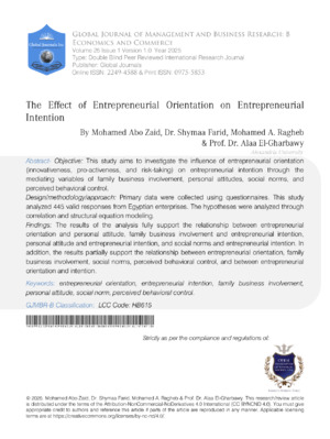 Entrepreneurship, leadership, business growth, management, innovative strategies, research development.