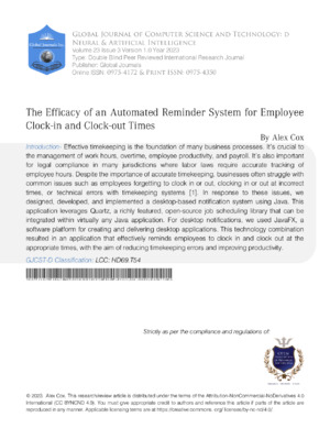 Efficient automated employee clock-in/out system for workplaces. Improves punctuality and productivity.