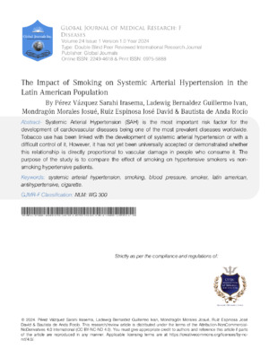 Image showing research on smoking and hypertension in Latin America.