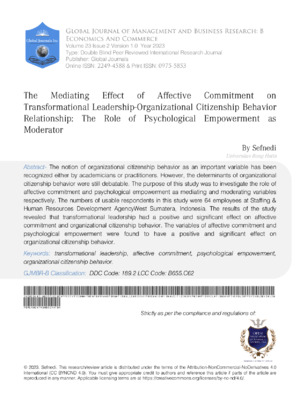 Alt text: Book cover on leadership and organizational behavior in management research.