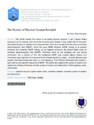 Invisible energy within space and matter.