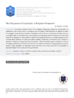 Polymerization view on religion from a sociological perspective.