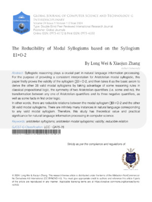 A detailed exploration of the role of modular syllogisms in advanced logic and computational reasoning.