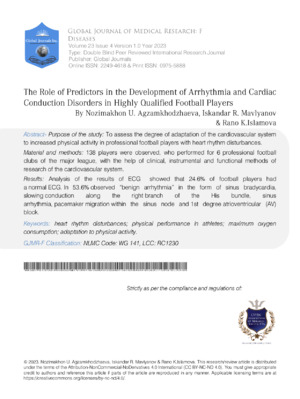 An in-depth analysis of predictors in arrhythmia and cardiac conduction disorders.