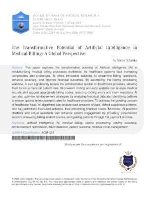 AI in Medical Billing.