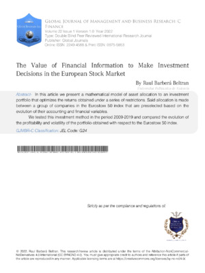 Alt: Academic research on European stock markets and investment decisions by Global Journals.