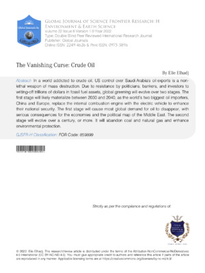 Crude oil pollution impact on environment and economy highlighted in academic research.