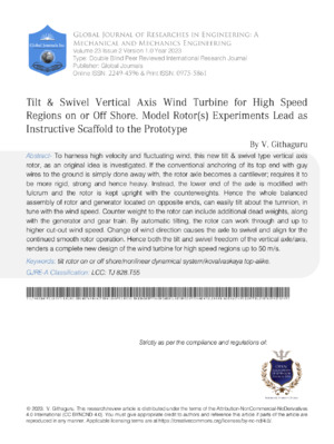 Efficient vertical wind turbine for off-shore and high regions, emphasizing innovative design and performance.