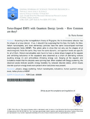 Torus-Shaped EMFs with Quantum Energy Levels - Exploring common electromagnetic field patterns and quantum energy interactions.