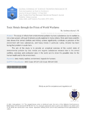 Heavy metal pollution impacts on human health and ecosystems.