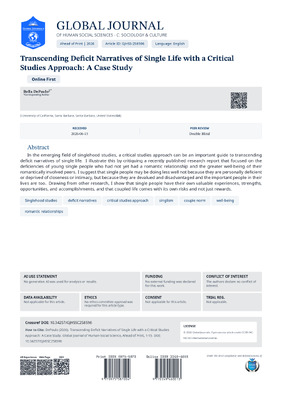 Global Journals Publishing Group logo on academic journal cover.