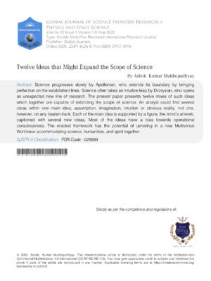 Alt text: An academic research journal article on expanding scientific knowledge with innovative ideas.