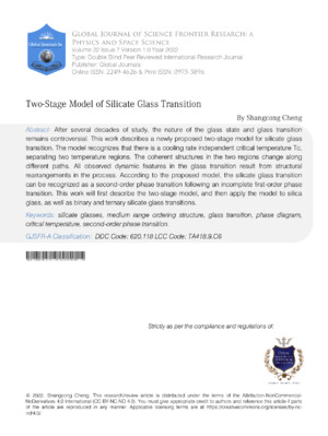 High-resolution image illustrating silicate glass transition stages in materials science.