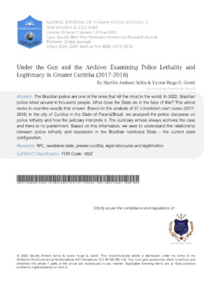 Police Use of Force Research.