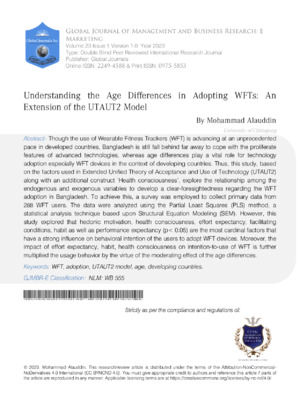 Age-related differences in adopting WFs and extension of UTAUT model.