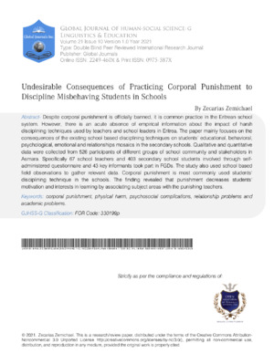Disciplinary practices in schools can lead to unintended negative effects on students’ behavior and academic achievement.