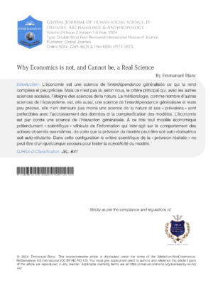 Economic research and social sciences exploraing economic theories, policies, and human behavior.